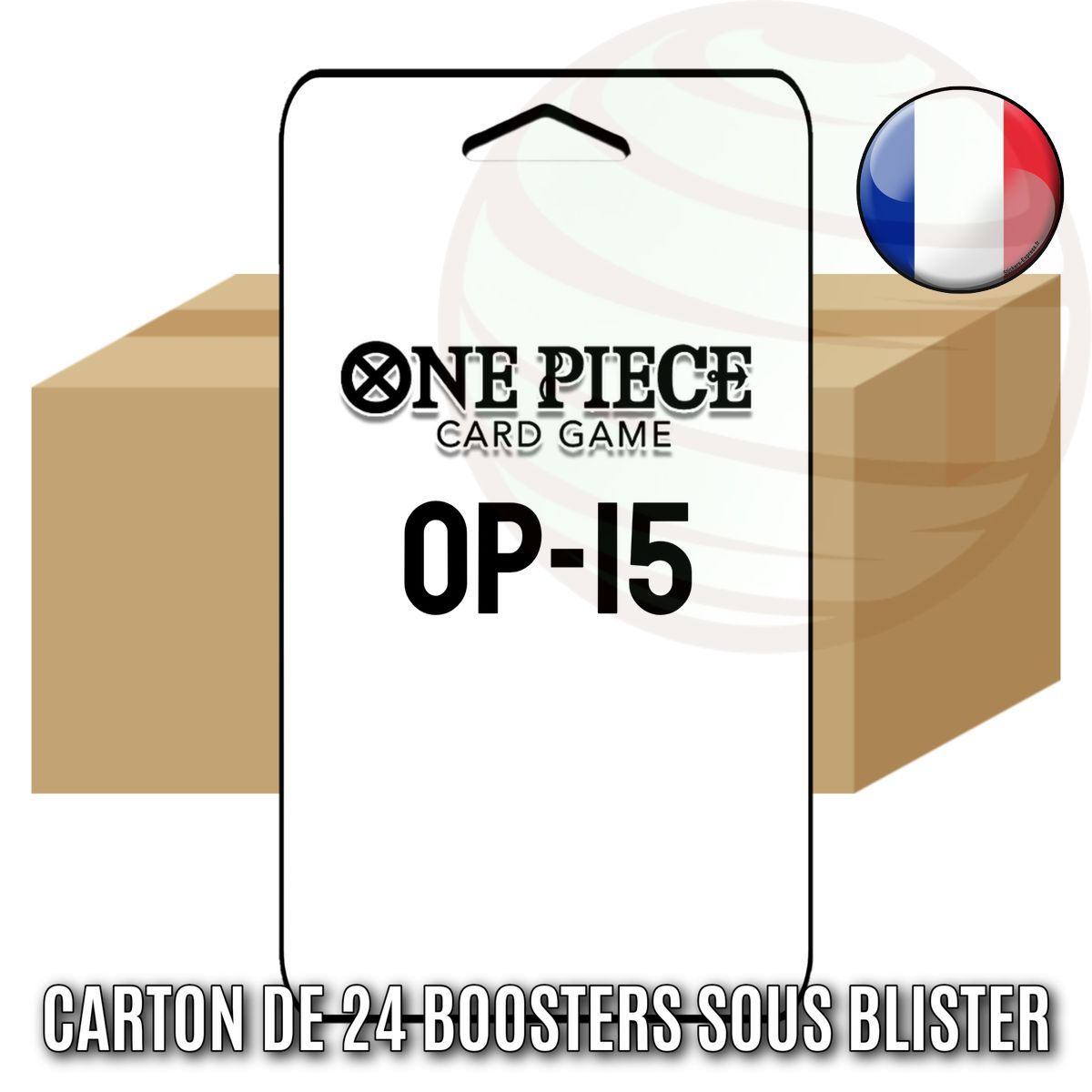 Box of 24 Blister Boosters - OP15 - One Piece CG - OP-15 - FR