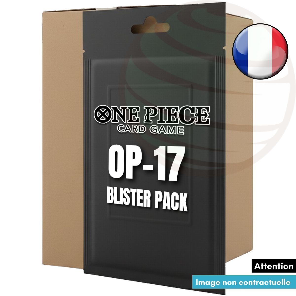 Box of 24 Blister Boosters - OP17 - One Piece CG - OP-17 - FR