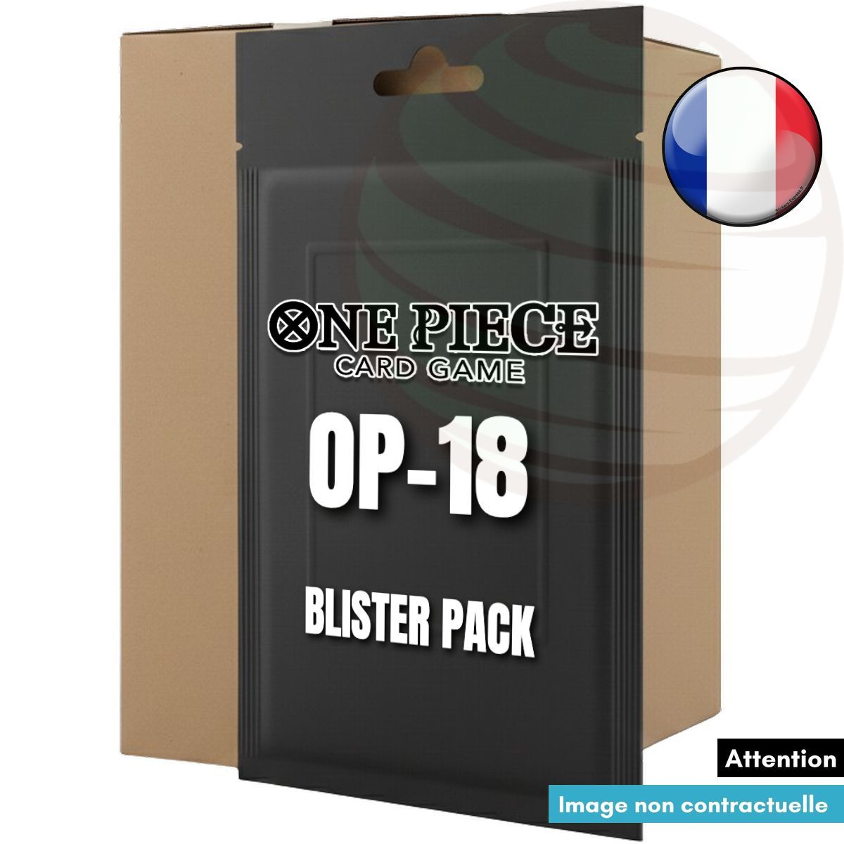 Box of 24 Blister Boosters - OP18 - One Piece CG - OP-18 - FR
