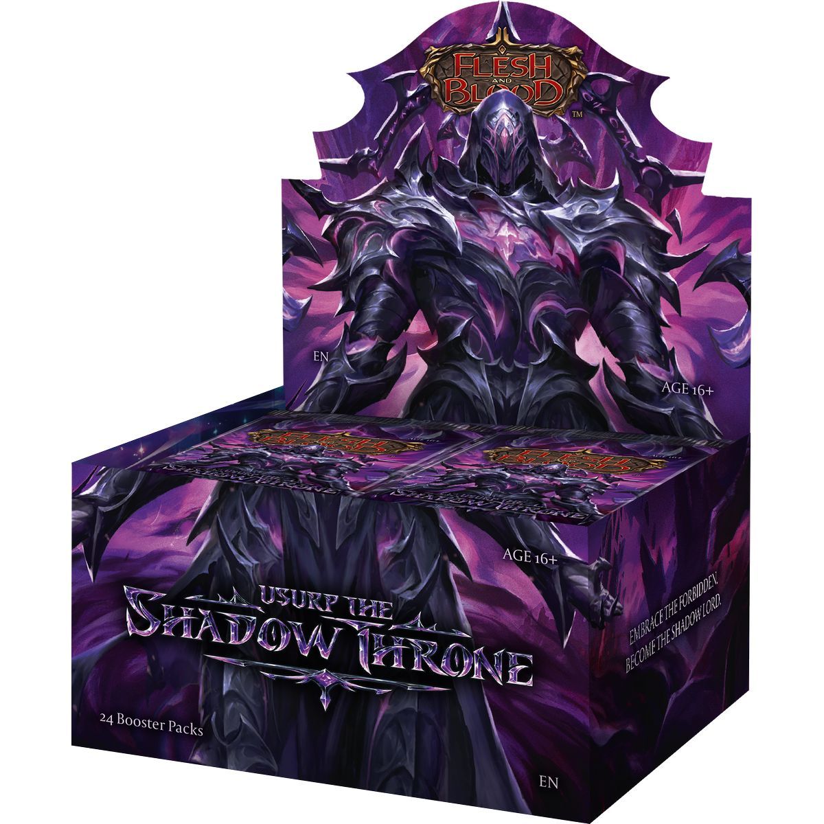Box of 4 Box of 24 Boosters - Usurp the Shadow Throne - Flesh & Blood - FAB - EN