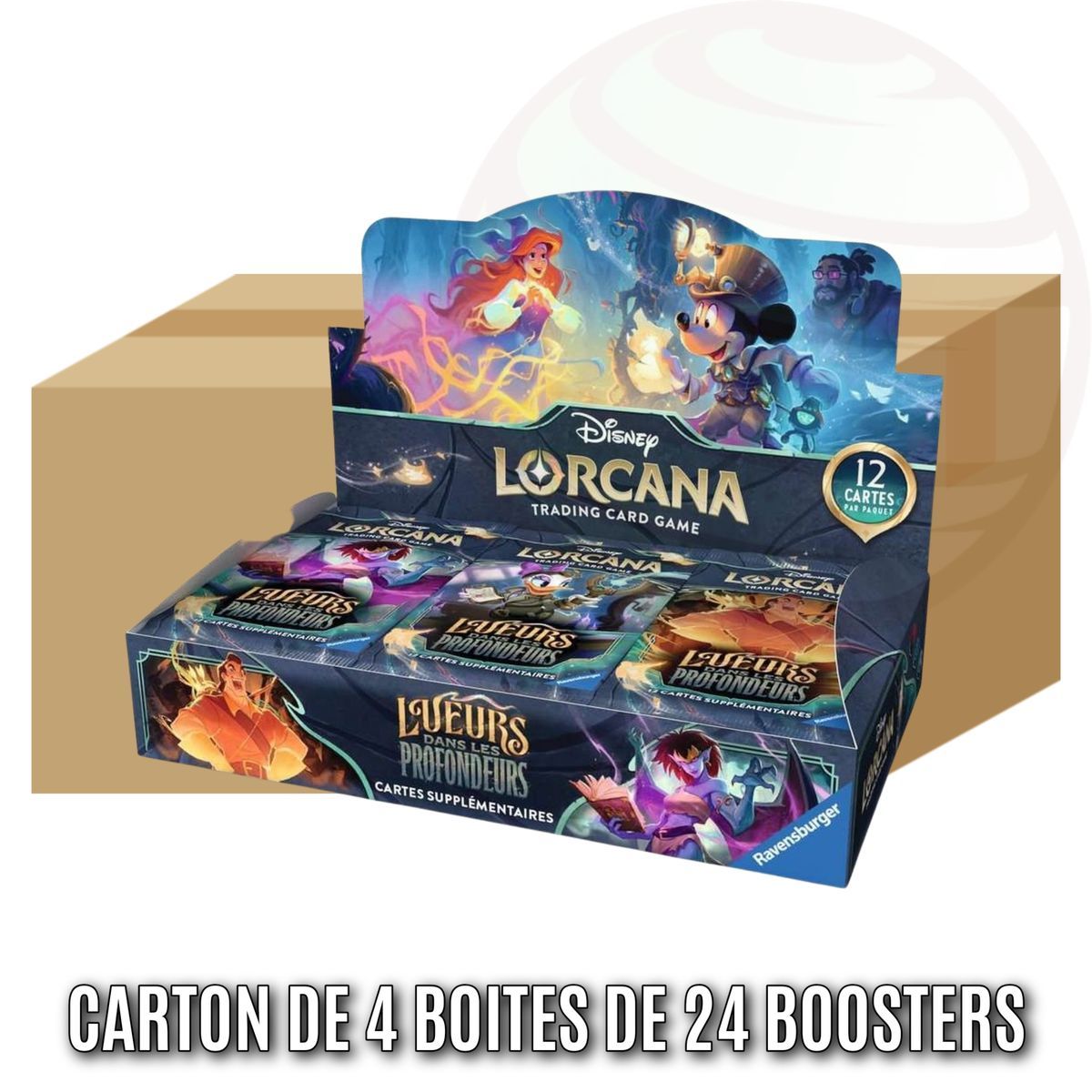 Item Box of 4 Boxes of 24 Boosters - Chapter 10: Lights from the Deep - Disney Lorcana - Set 10 - FR