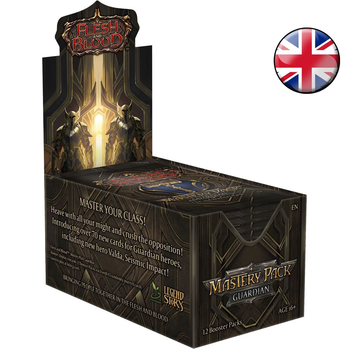 Box of 8 Boxes of 12 Boosters - Mastery Pack Guardian - Flesh & Blood - FAB - EN