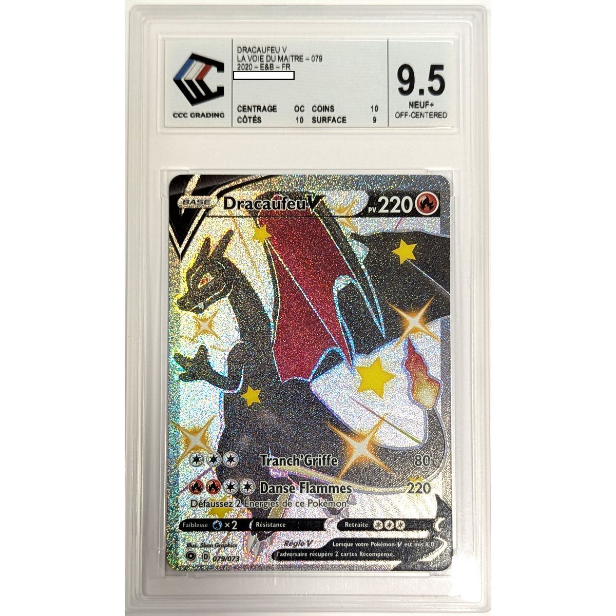 [CCC 9.5 - Nine+] - Graded Card - Charizard 079/073 - Sword & Shield: Champion's Path - 2020 - Pokémon - French