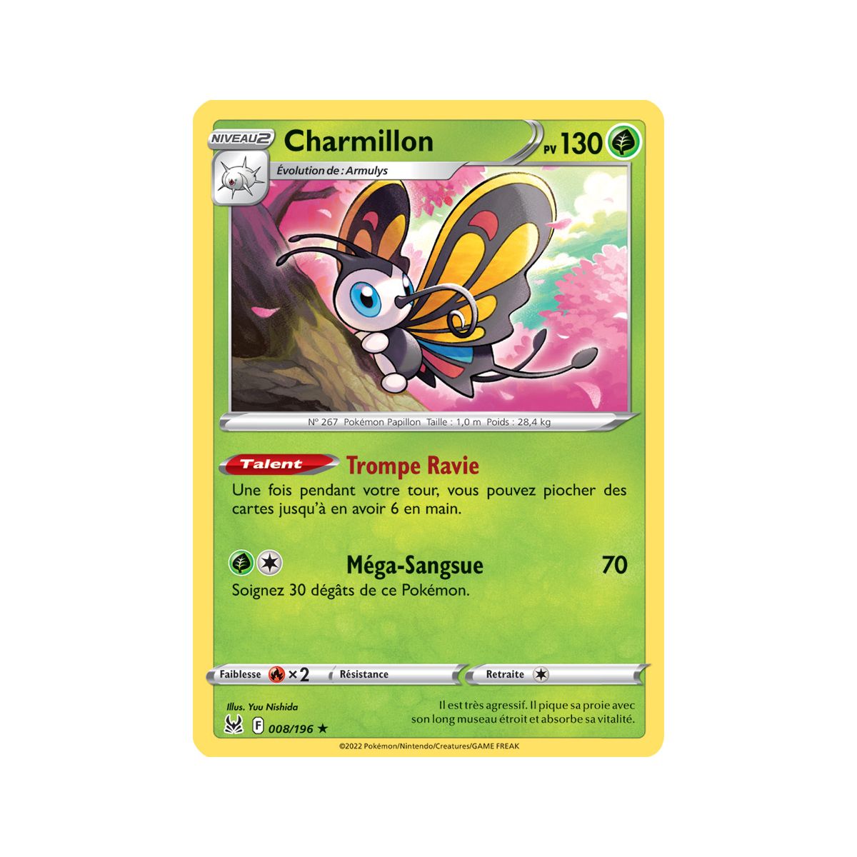 Charmillon - Holo Rare 8/196_H - Sword and Shield 11 Lost Origin