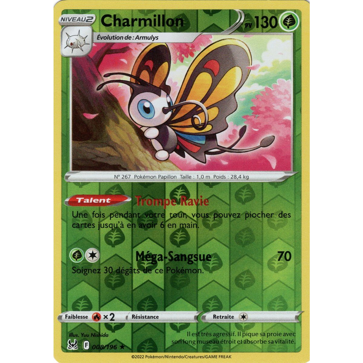 Charmillon - reverse 8/196_R - Sword and Shield 11 Lost Origin