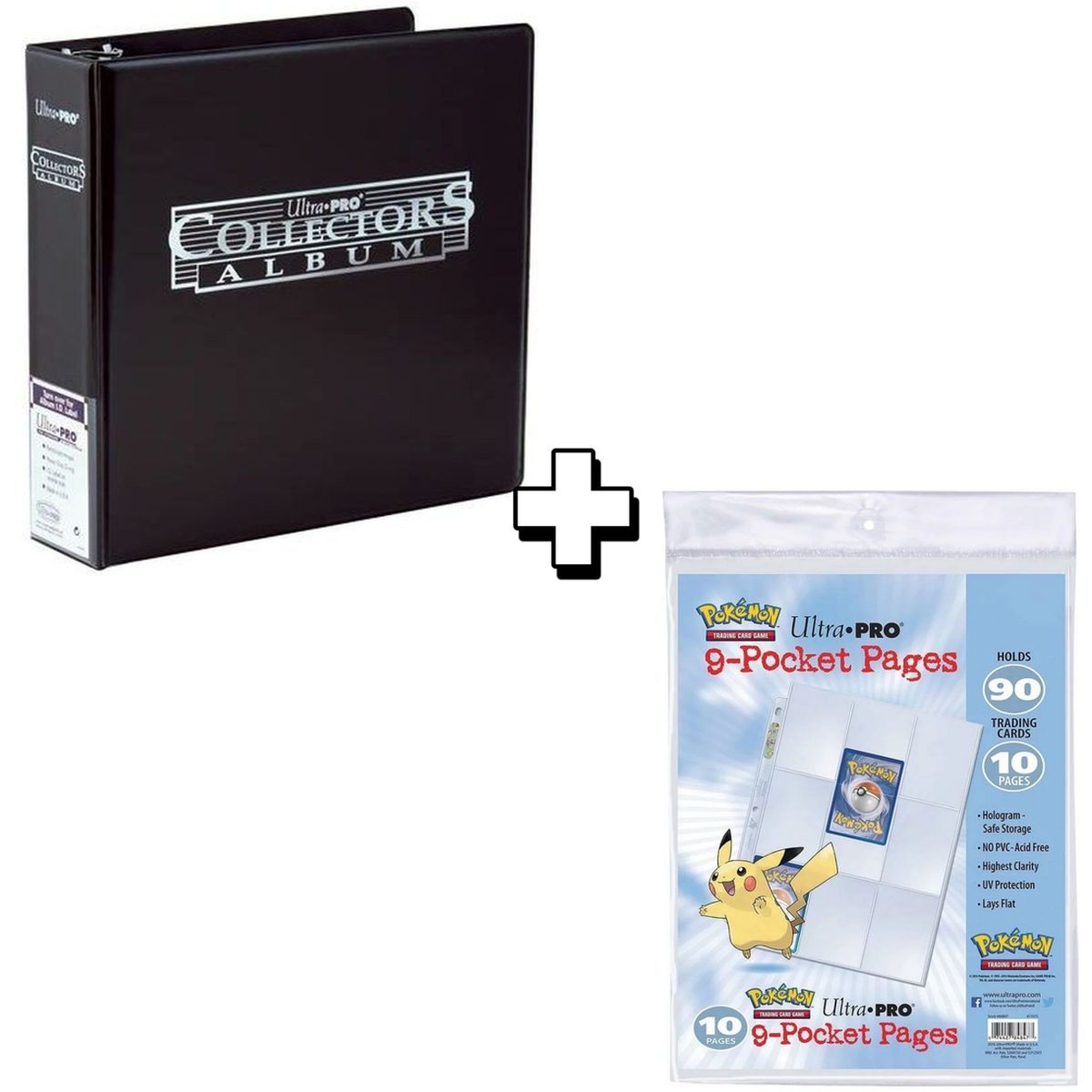 Black Ring Binder + 10 Binder Pages - Pokémon - Ultra Pro