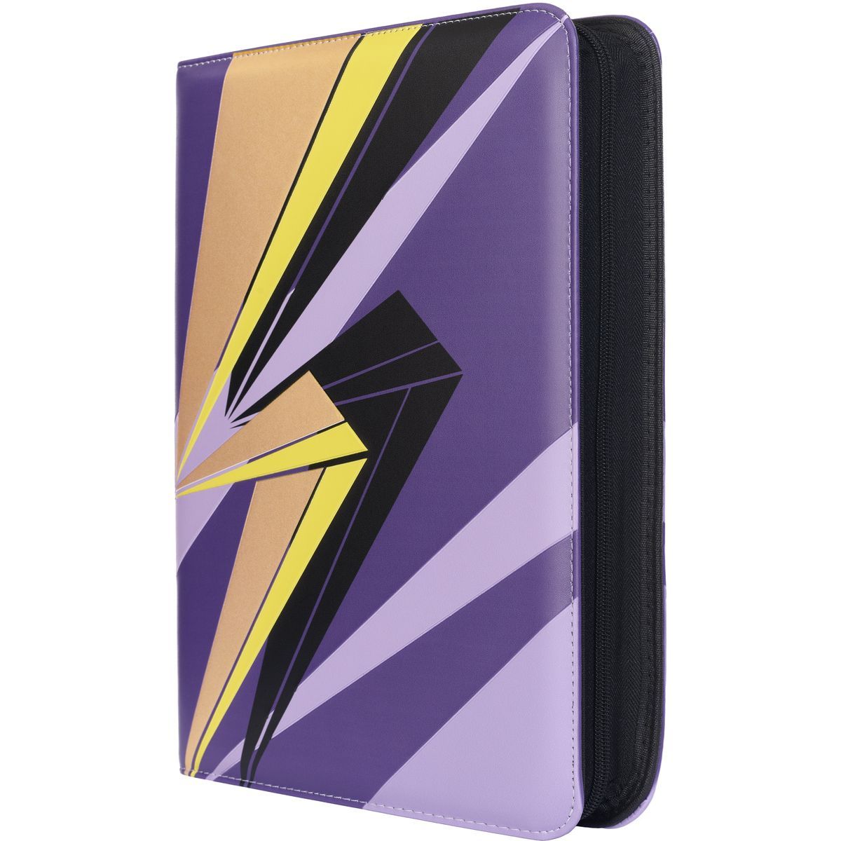 Master-Zip Binder: Premium Purple Spark - 540 Cards - 9-Pocket Zip Binder - Newave Collectibles