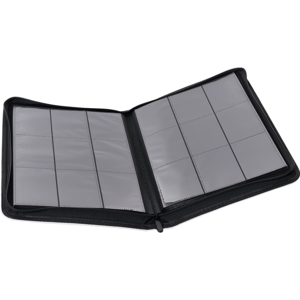 Master-Zip Binder: Premium White - 540 Cards - 9-Pocket Zip Binder - Newave Collectibles