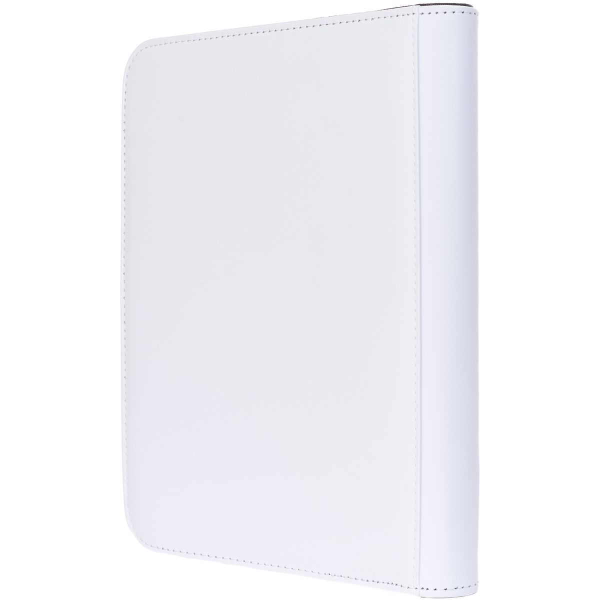 Premium White Toploader Binder - 144 Cards - 4-Pocket Zip Binder - Newave Collectibles