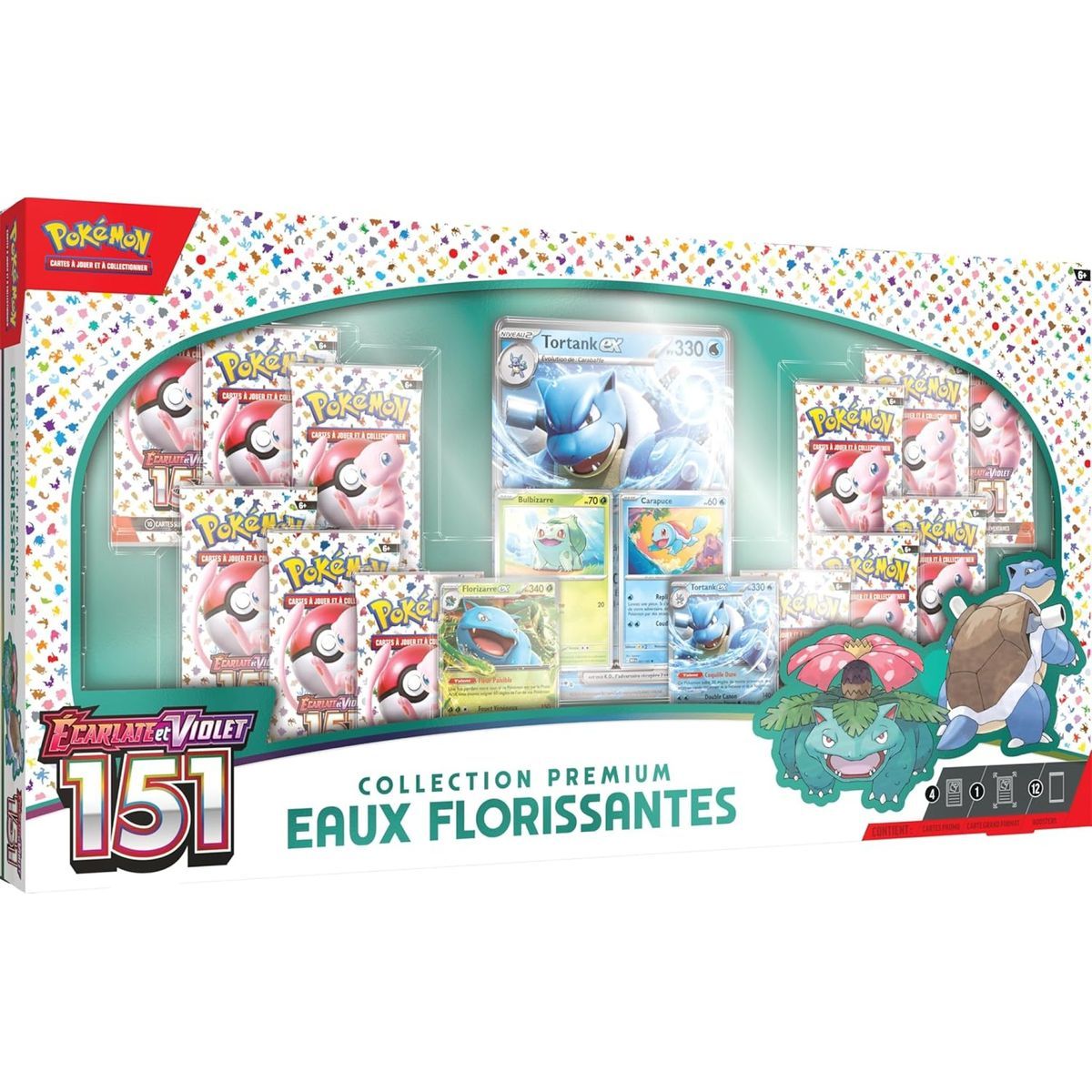 Item Box of 12 Boosters - Premium Collection Eaux Florissantes - Scarlet and Violet - 151 -[SV03.5 - EV03.5] - FR 🇫🇷