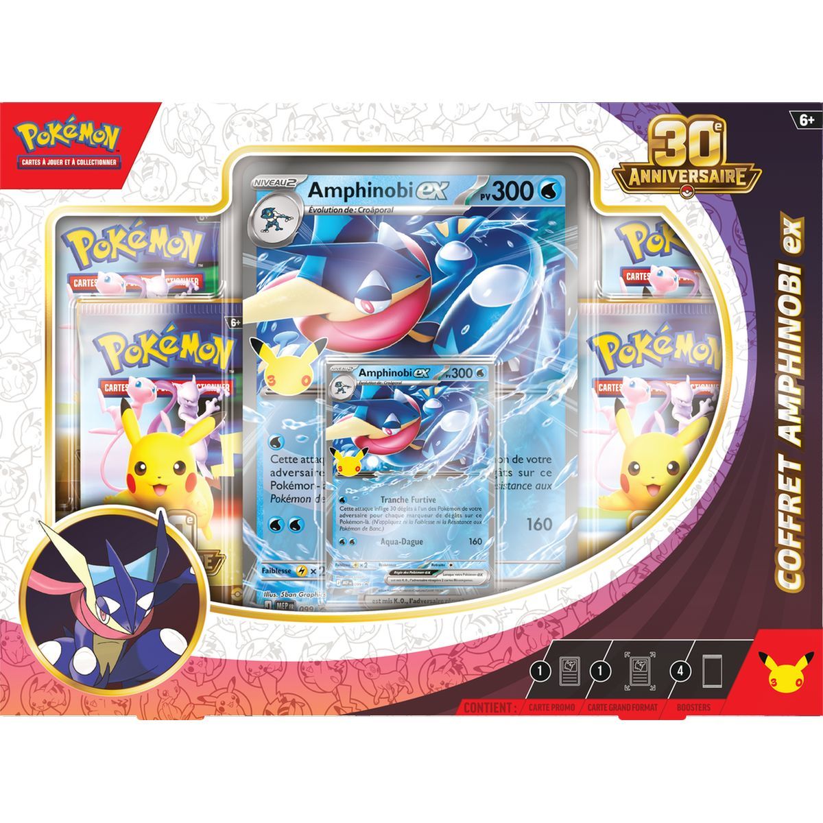 4-Booster Pack - Greninja ex Collection - 30th Anniversary [ME05.5][30C] - Pokémon - FR