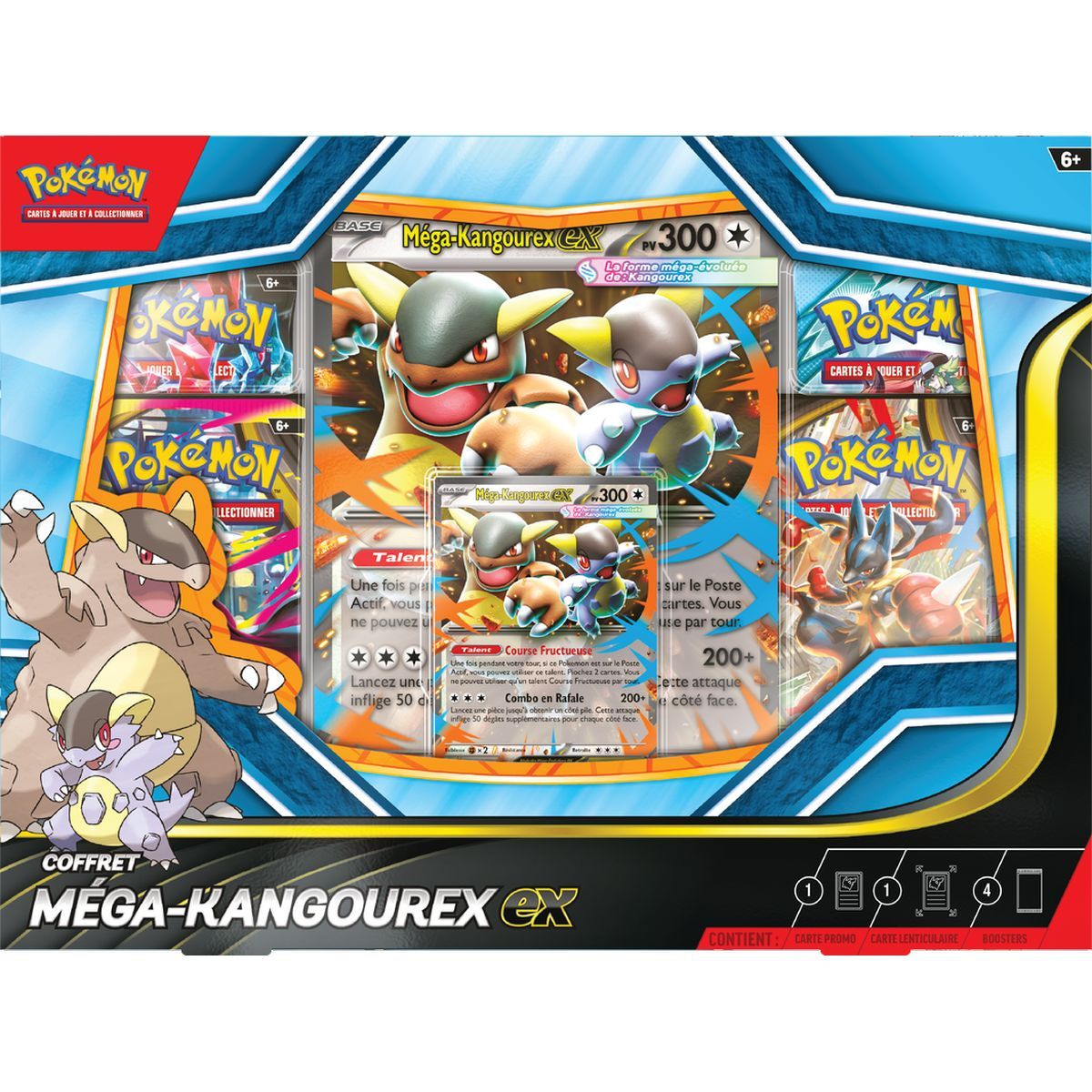 4-Booster Pack - Mega Kangaskhan-ex - Pokémon - FR