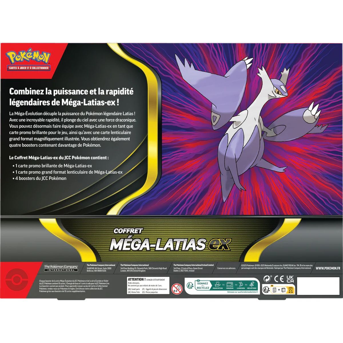 Box 4 Boosters - Mega Latias-ex - Pokémon - FR