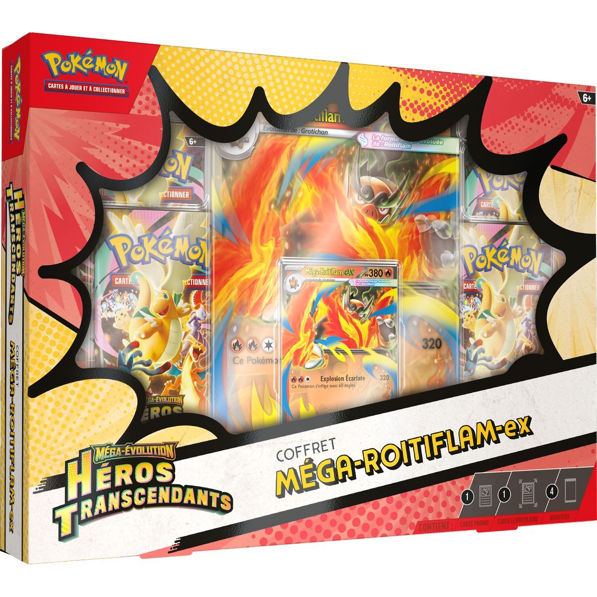 4-Booster Pack - Mega-Erloin-ex - Mega Evolution - Transcendent Heroes [ME02.5][ASC] - Pokémon - FR