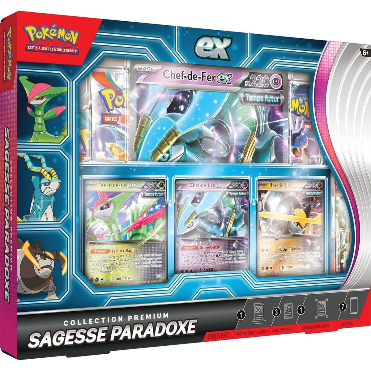 Box of 7 Boosters - Premium Collection: EX Wisdom Paradox - Pokémon - FR 🇫🇷