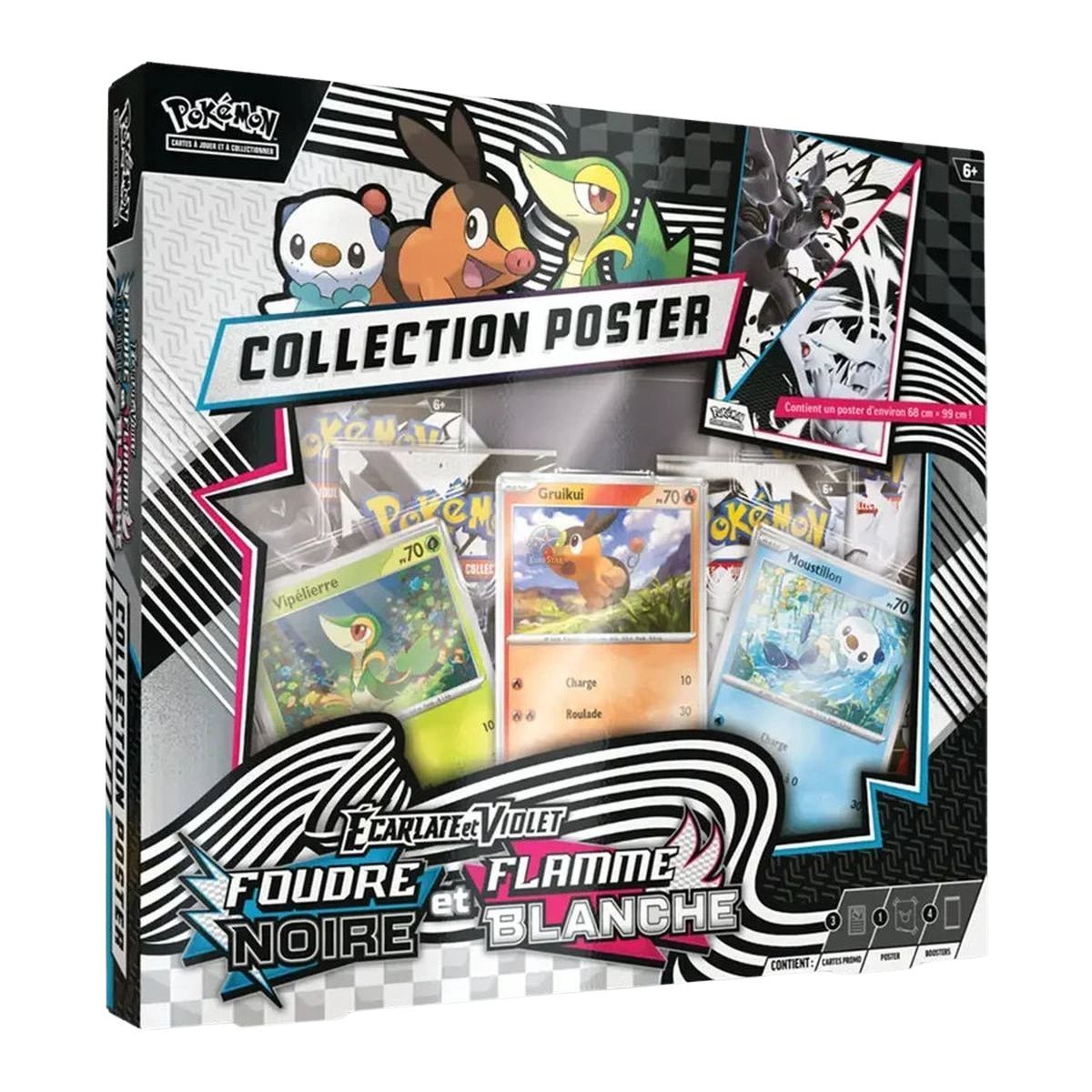 Unova Poster Collection Box Set - Scarlet and Purple: White Flame & Black Lightning - [SV10.5 - EV10.5] - Pokémon - FR