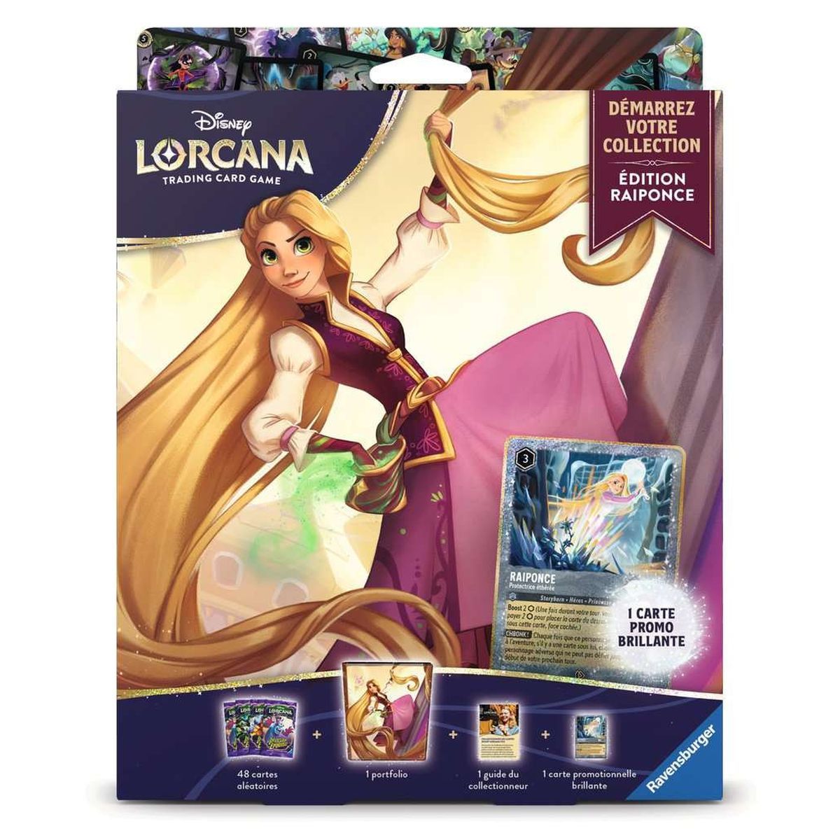 "Start Your Collection" Box Set - 4 Boosters - Tangled - Disney Lorcana - FR