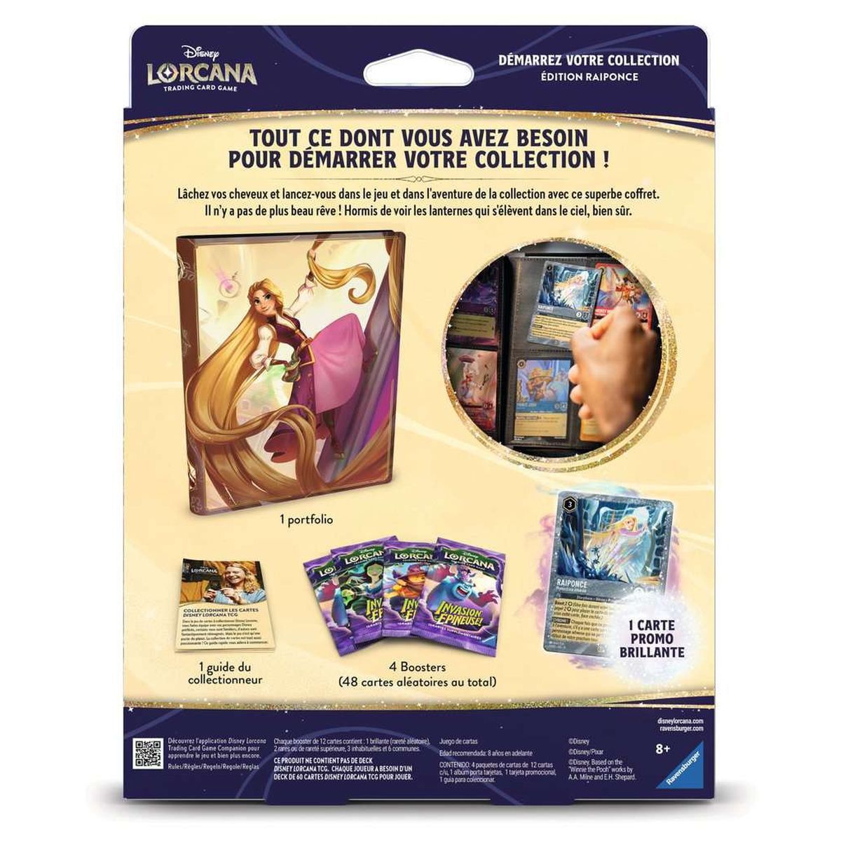 "Start Your Collection" Box Set - 4 Boosters - Tangled - Disney Lorcana - FR