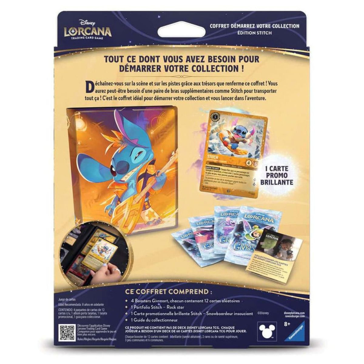"Start Your Collection" Box Set - 4 Boosters - Stitch - Disney Lorcana - Frostbite - FR