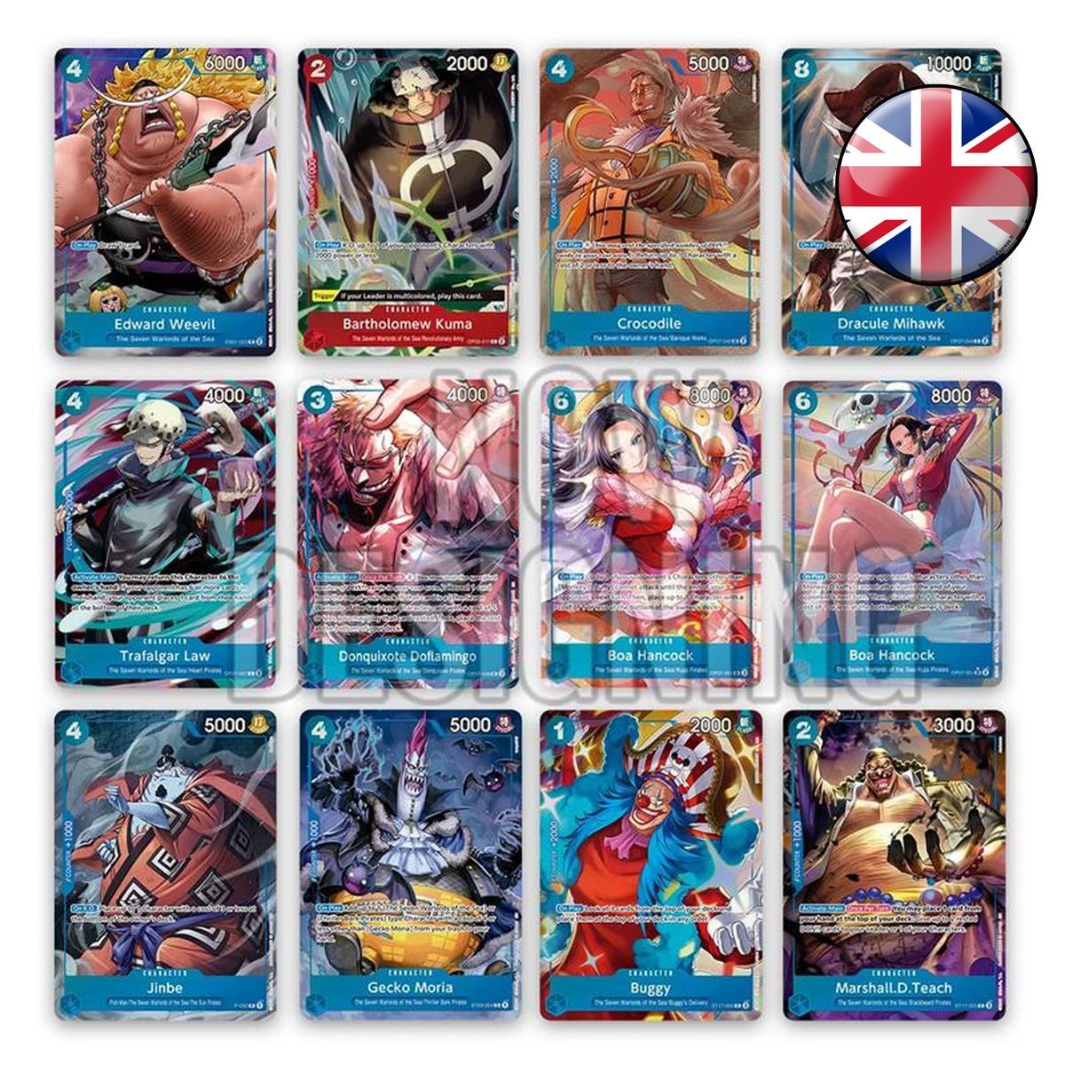 Box - Seven Warlords of the Sea Binder Set - One Piece Card Game - English
