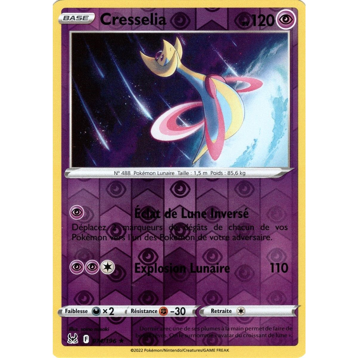 Cresselia - Reverse 74/196_R - Sword and Shield 11 Lost Origin