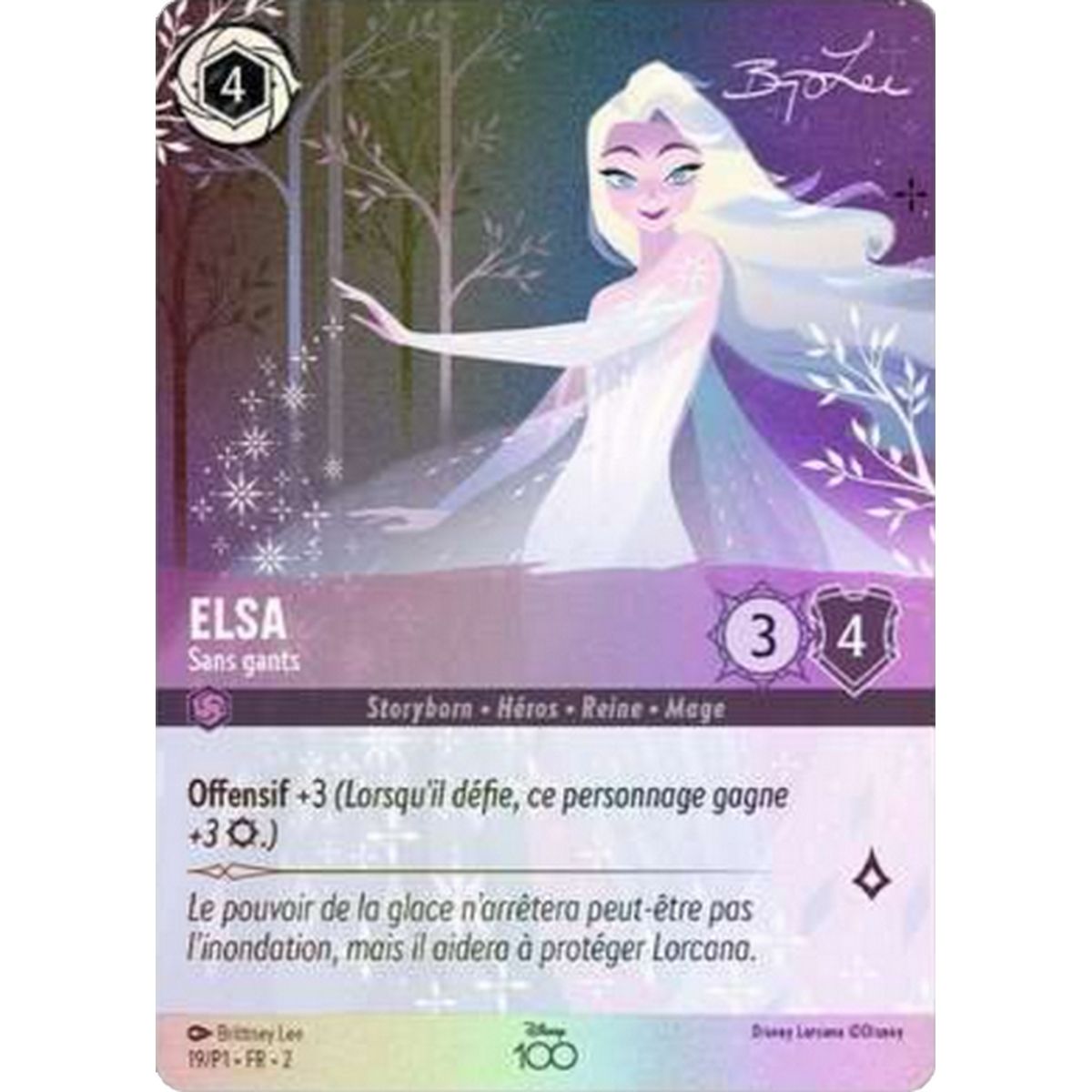 Elsa, Without gloves (Disney 100) - 39/204 - D100 - Disney 100 - Disney 100 - French