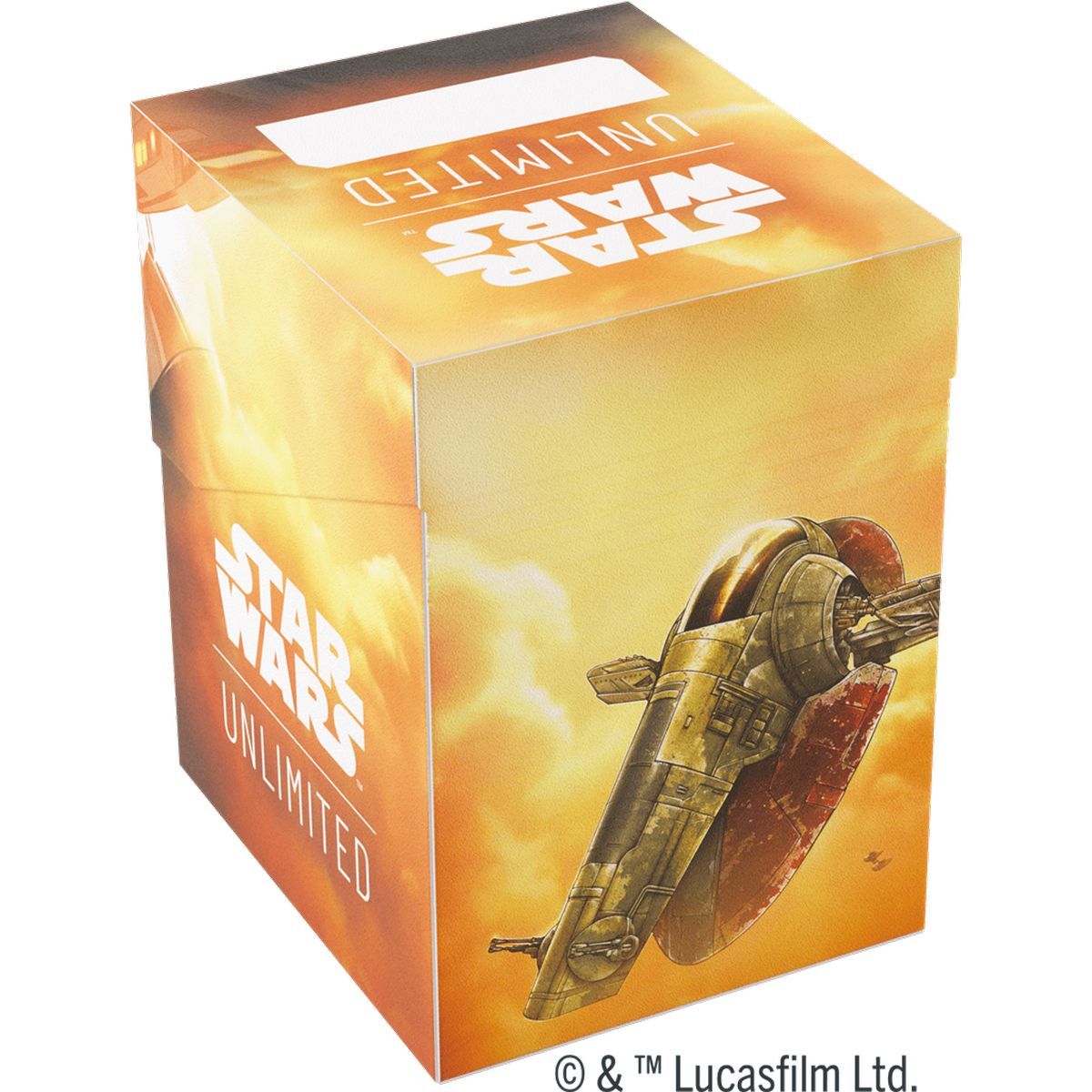 Deck Box - Soft Crate: Boba Fett/Fett's Firespray - Star Wars: Unlimited - Gamegenic