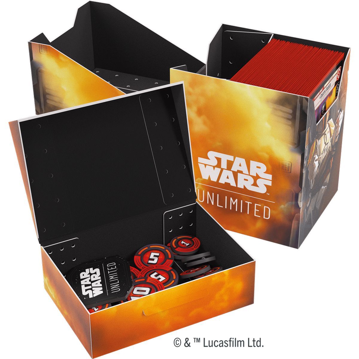 Deck Box - Soft Crate: Boba Fett/Fett's Firespray - Star Wars: Unlimited - Gamegenic