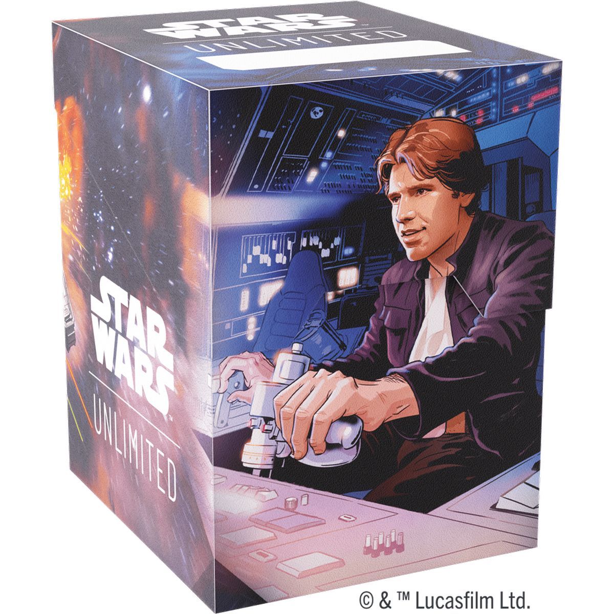 Item Deck Box - Soft Crate: Han Solo/Millennium Falcon - Star Wars: Unlimited - Gamegenic