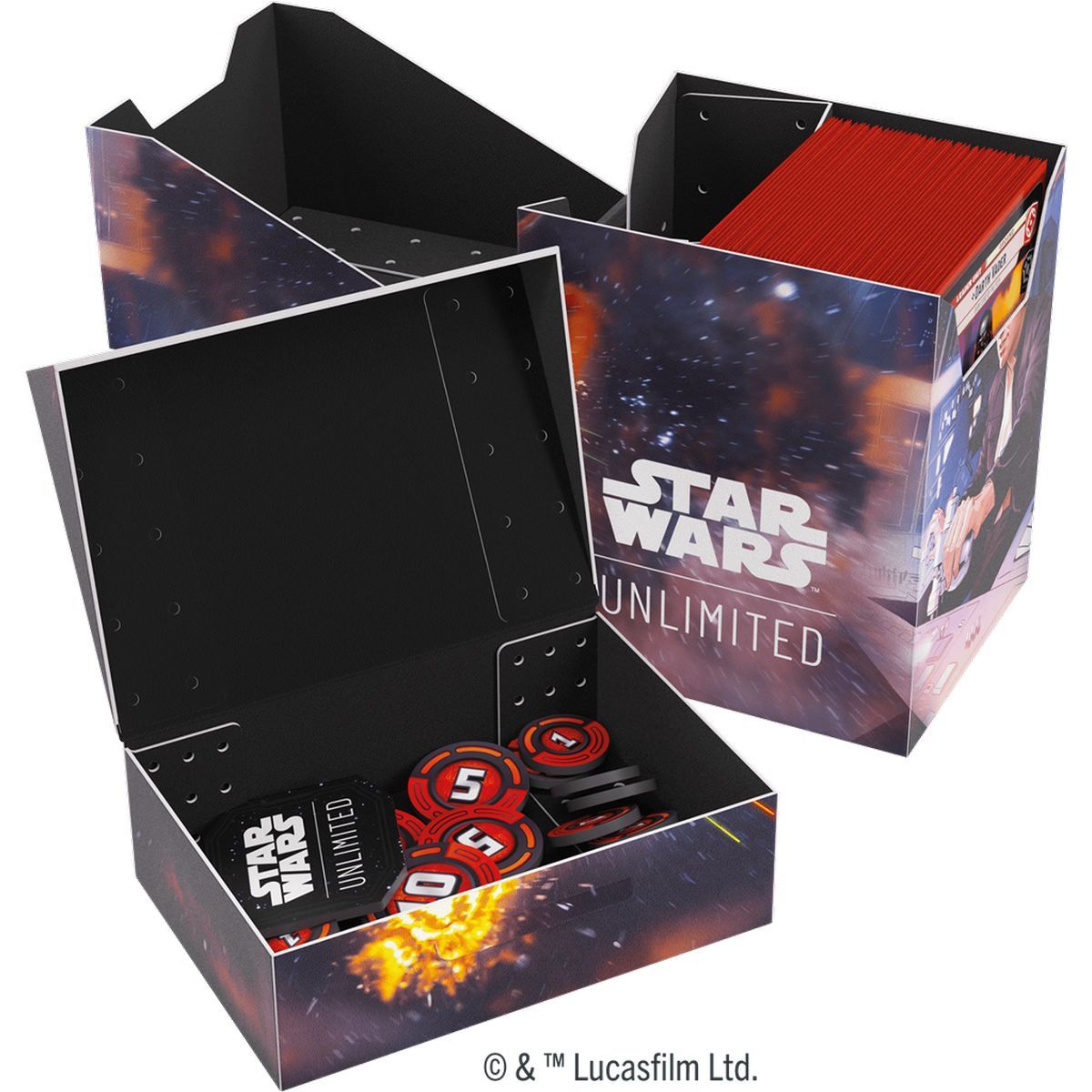 Deck Box - Soft Crate: Han Solo/Millennium Falcon - Star Wars: Unlimited - Gamegenic