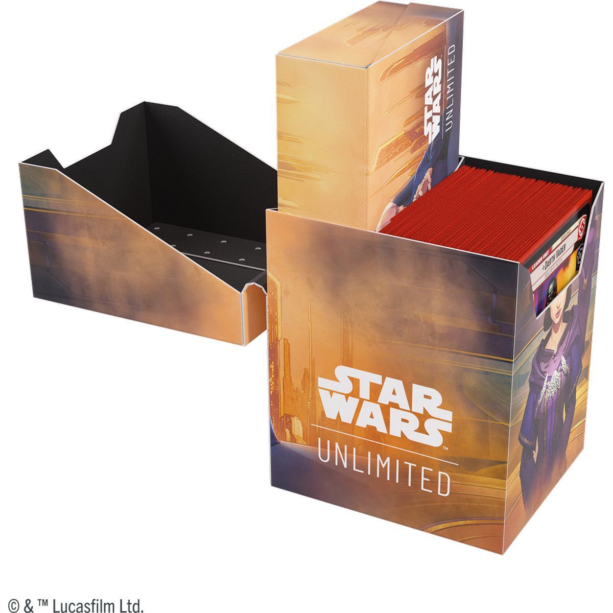 Deck Box - Soft Crate: Padme/Palpatine - Star Wars: Unlimited - Gamegenic