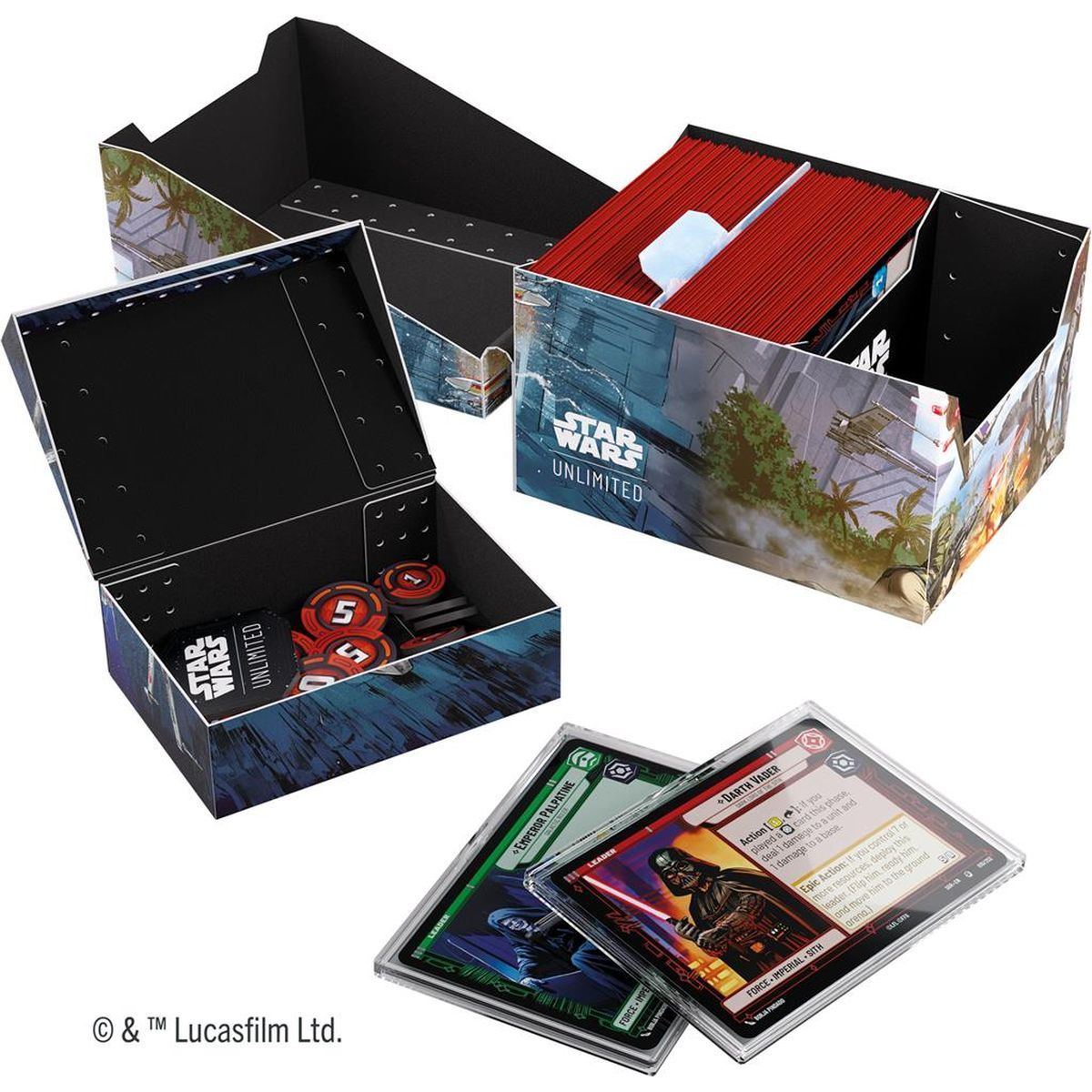 Deck Box - Soft Crate Twin Suns: Battle of Scarif - Star Wars: Unlimited - Gamegenic
