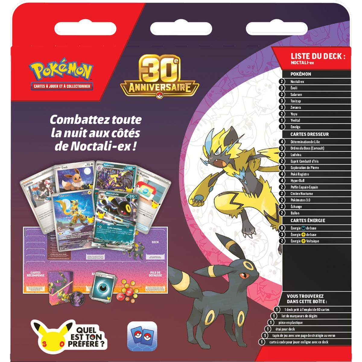 Battle Deck - 30th Anniversary: Umbreon ex - Pokémon - 30 years - FR