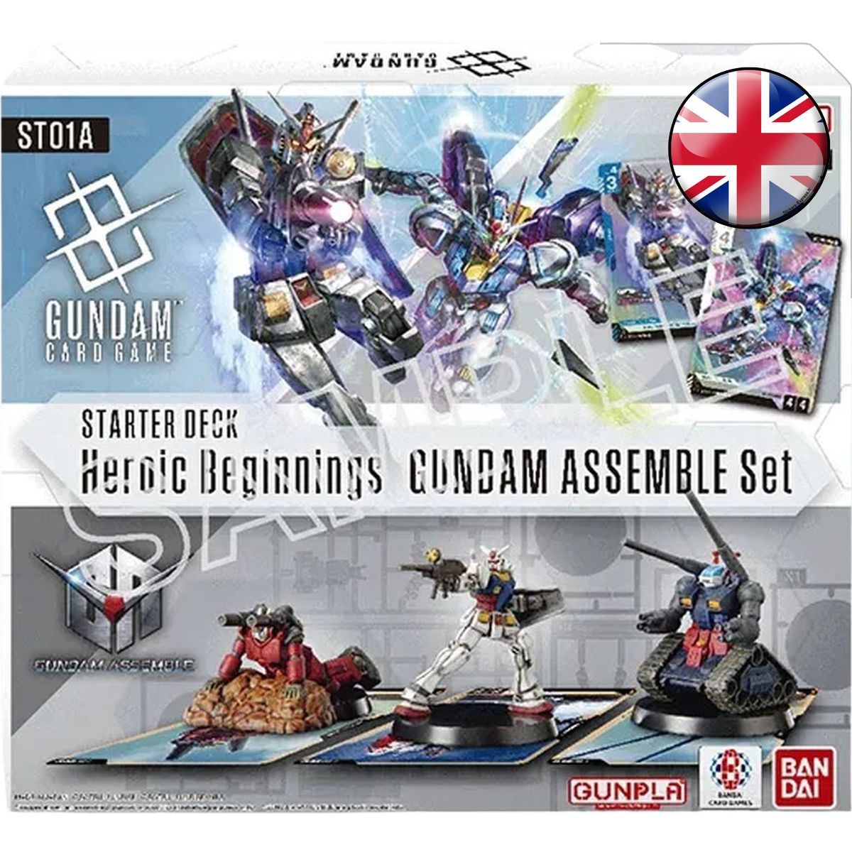 Item Starter Deck + Figure - Heroic Beginnings - GUNDAM ASSEMBLE CG - ST01 - EN