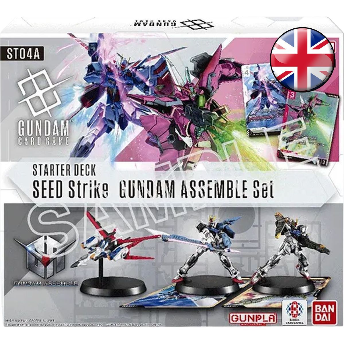 Item Starter Deck + Figure - SEED Strike - GUNDAM ASSEMBLE CG - ST04 - EN