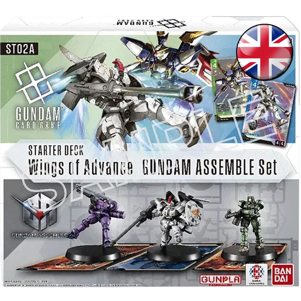 Item Starter Deck + Figure - Wings of Advance - GUNDAM ASSEMBLE CG - ST02 - EN