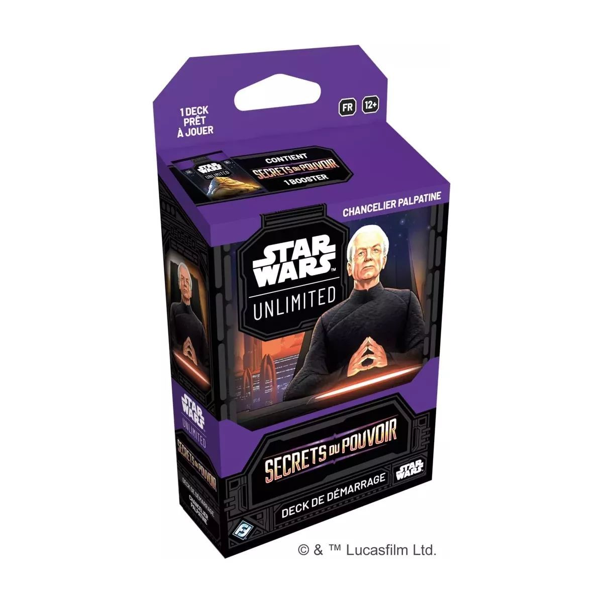 Item Spotlight Starter Deck - Chancellor Palpatine - Star Wars Unlimited: Secrets of Power - FR