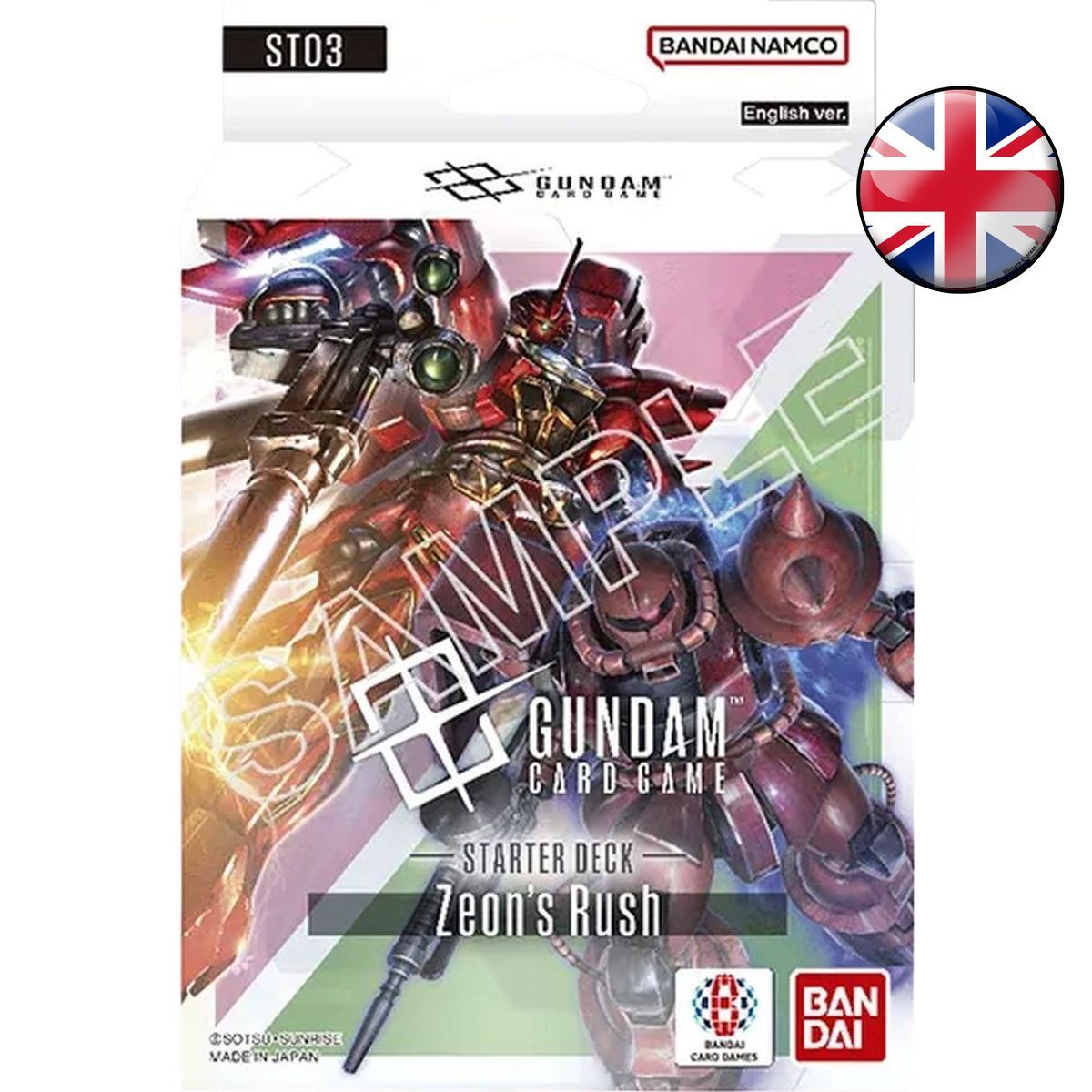 Item Starter Deck - Zeon's Rush - Gundam CG - ST03 - EN