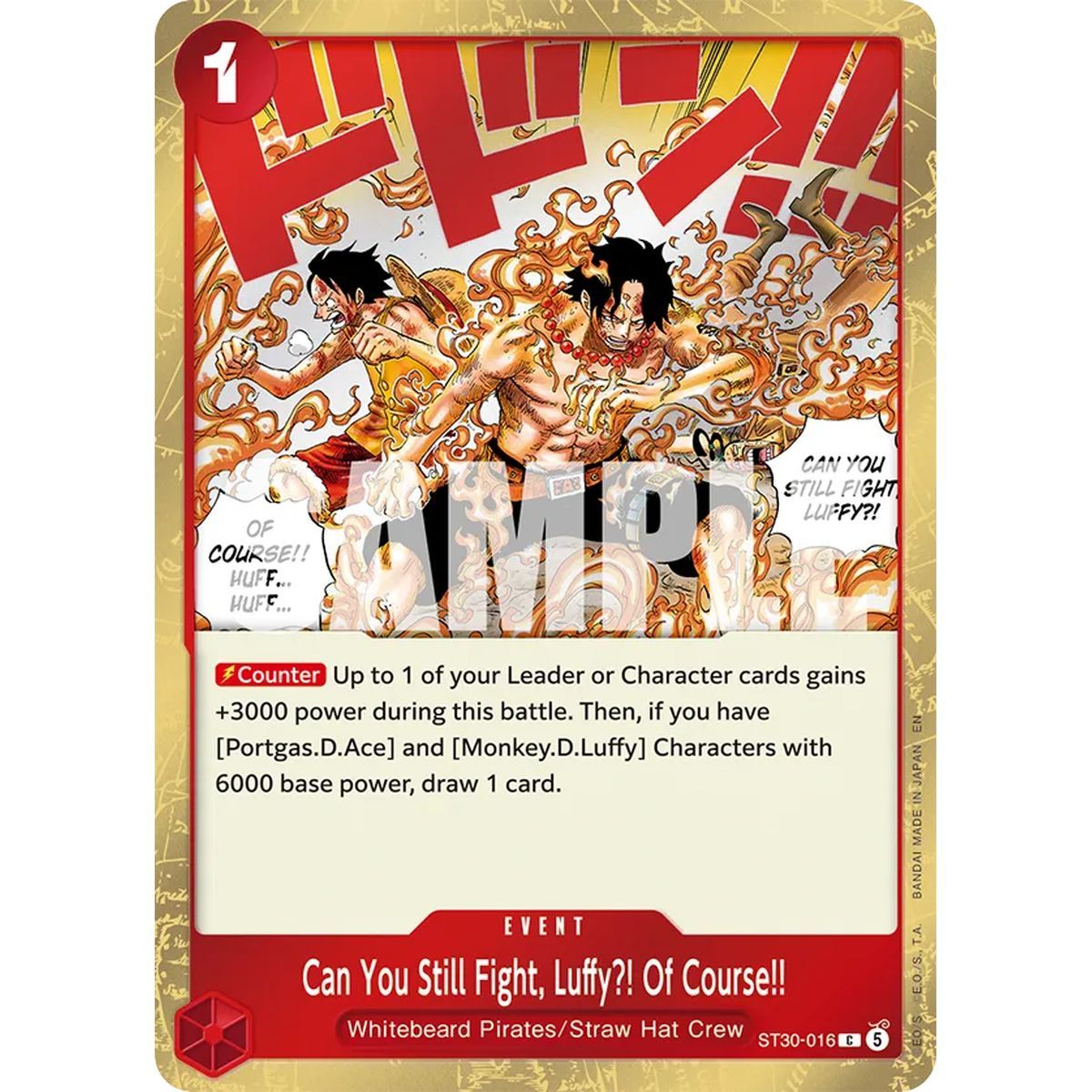 Starter Deck - Ace & Luffy - One Piece CG - ST30 - EN