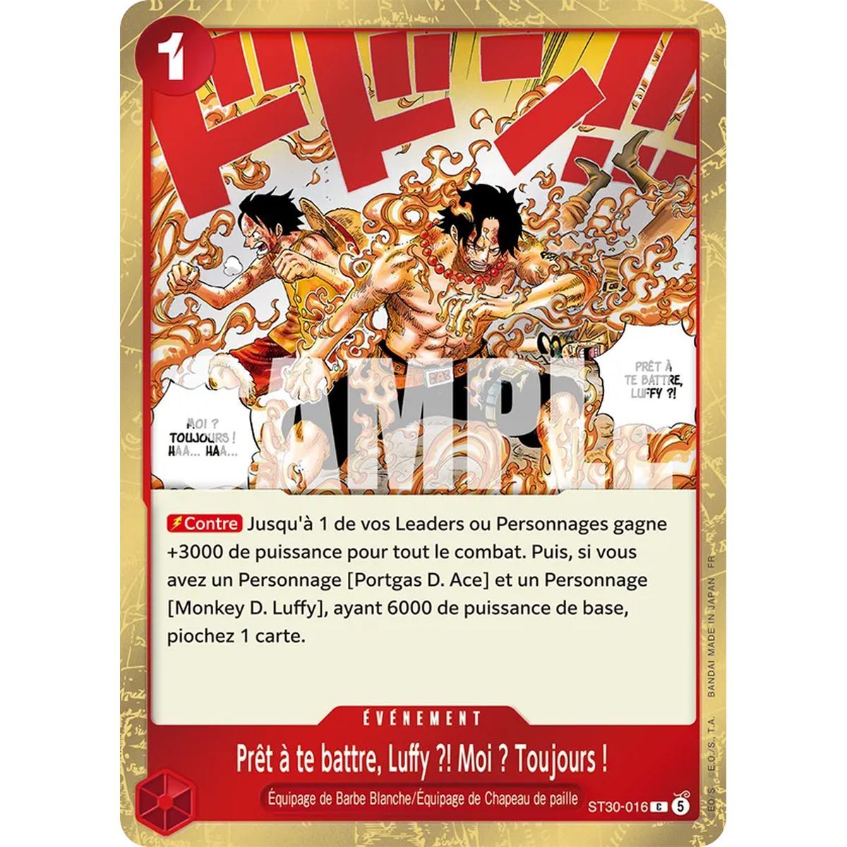 Starter Deck - Ace & Luffy - One Piece CG - ST30 - FR