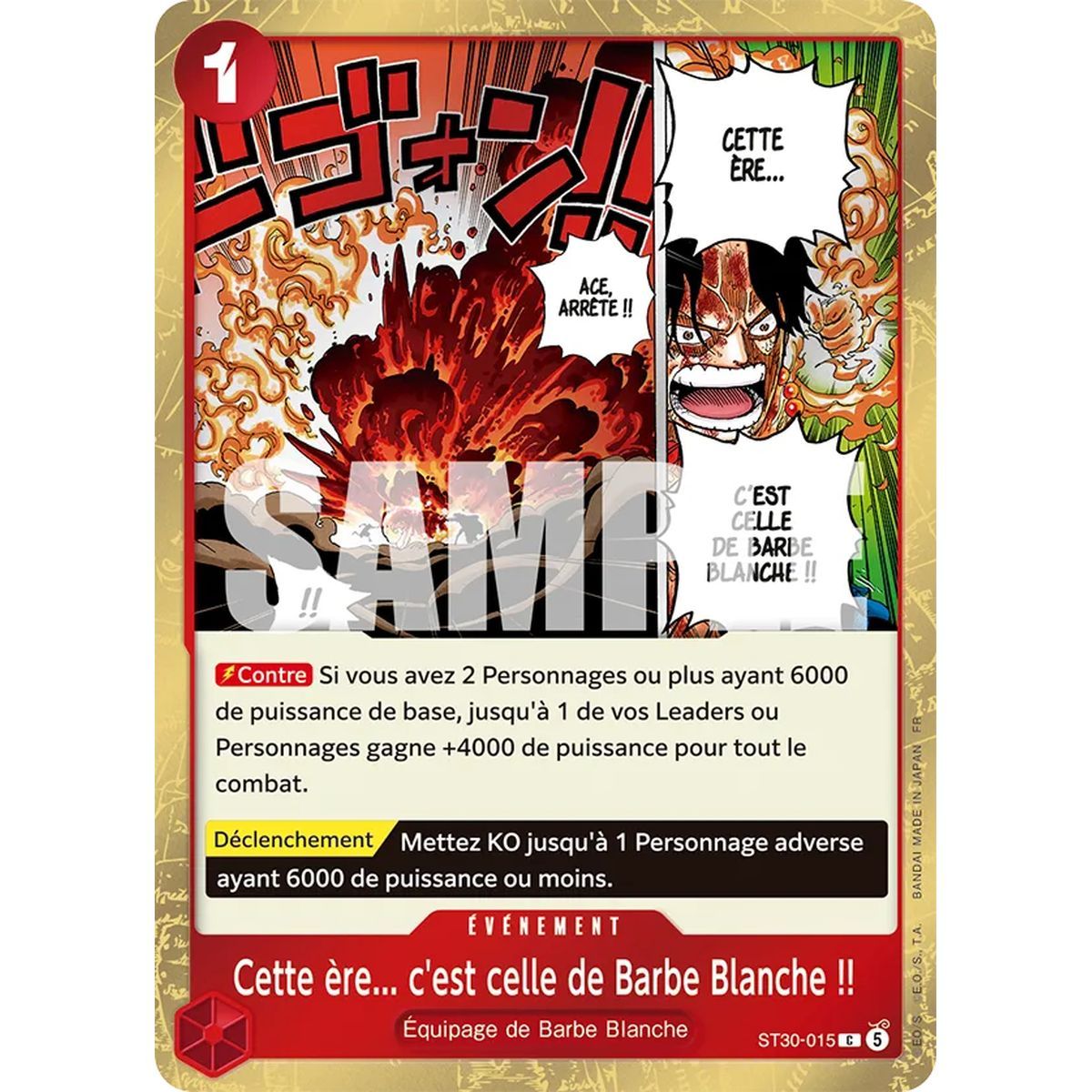 Starter Deck - Ace & Luffy - One Piece CG - ST30 - FR