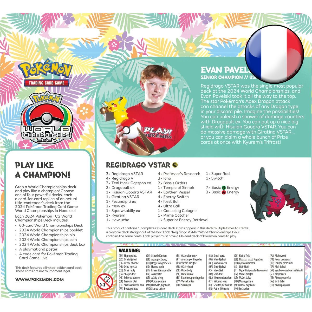 Pokémon TCG: World Championships 2024 Deck - Regidrago VSTAR - Pokémon - FR