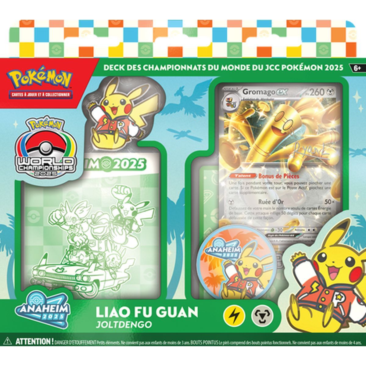 Pokémon TCG World Championships 2025 Deck - Gromago-ex - Pokémon - FR
