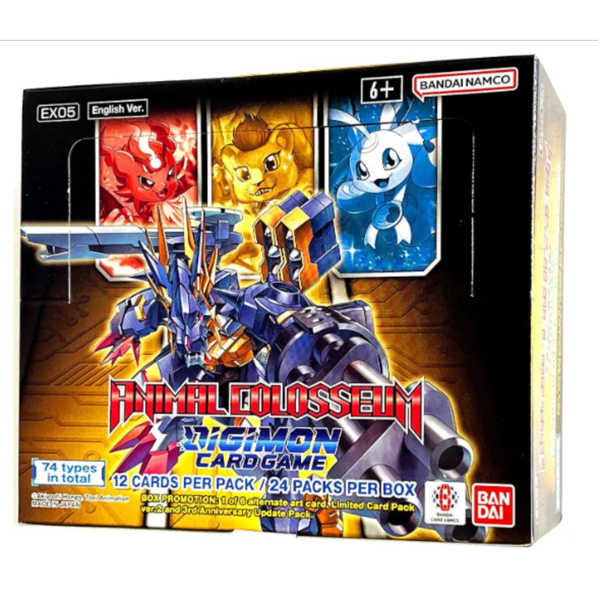 Digimon - Display - Box of 24 Boosters - EX05 Animal Colosseum - EN