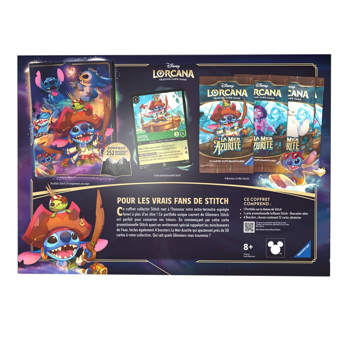 Disney Lorcana – Stitch Collector’s Box – Chapter 6 – The Azurite Sea – FR