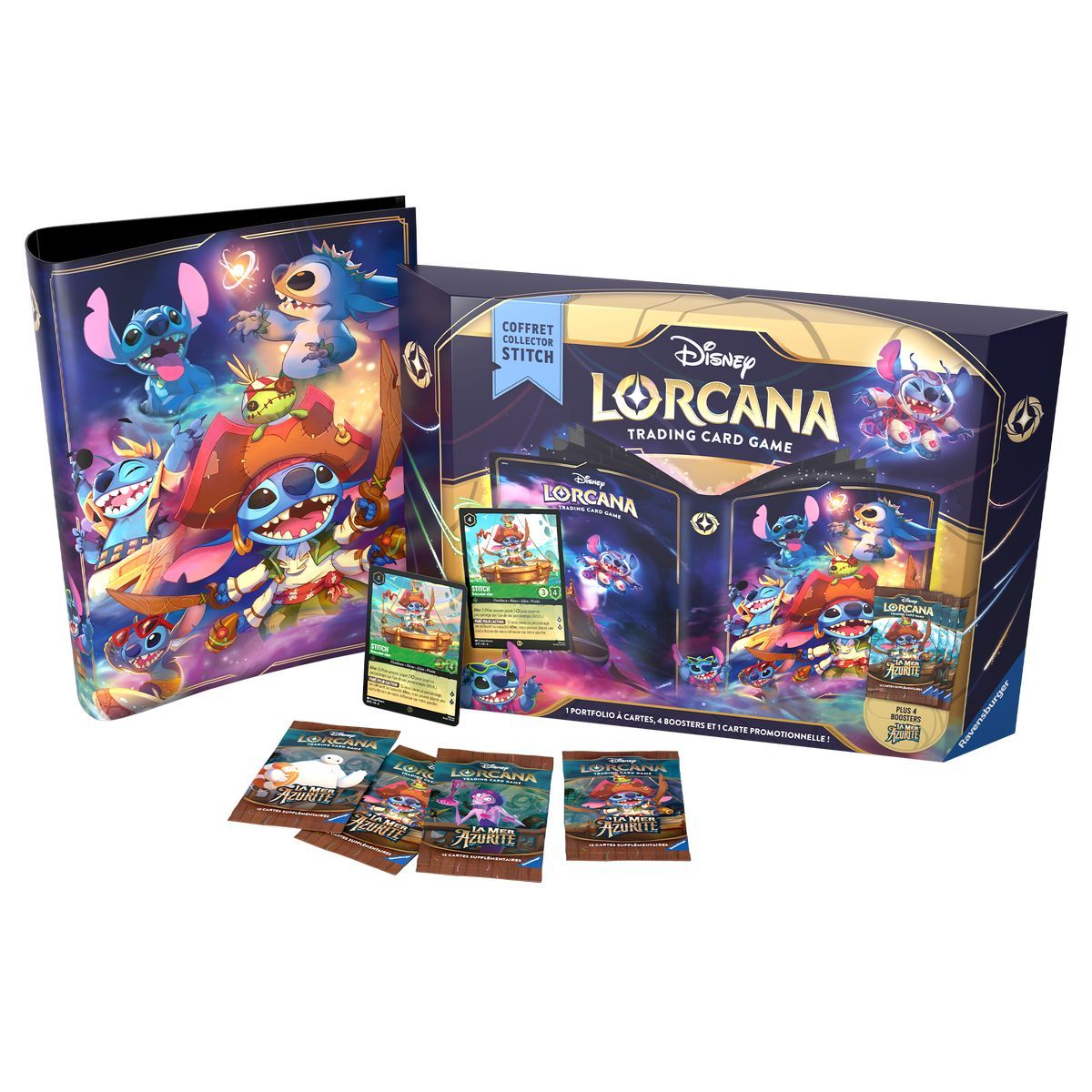 Disney Lorcana – Stitch Collector’s Box – Chapter 6 – The Azurite Sea – FR