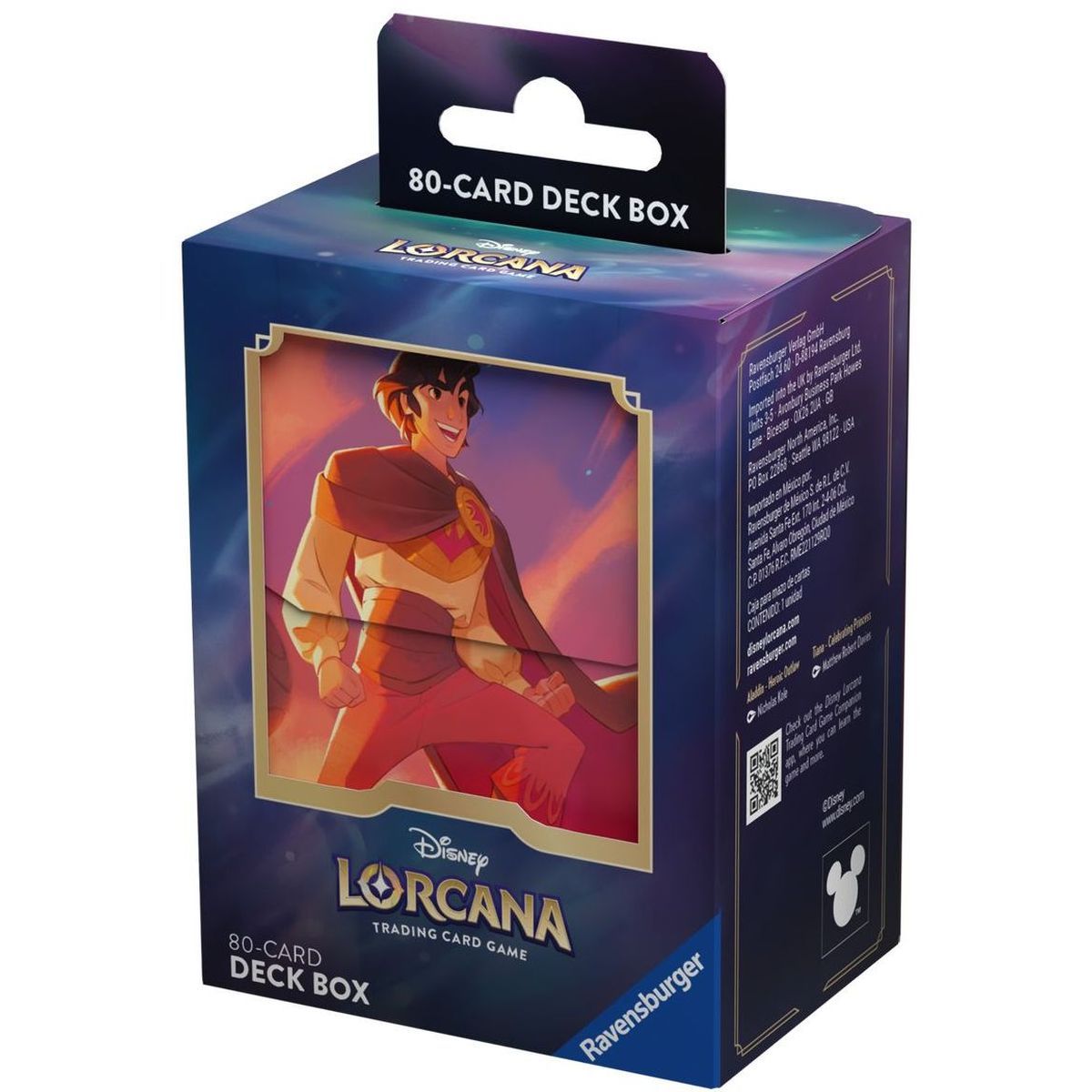 photo Disney Lorcana - Deck Box - Glittering Sky - Aladdin - Sealed