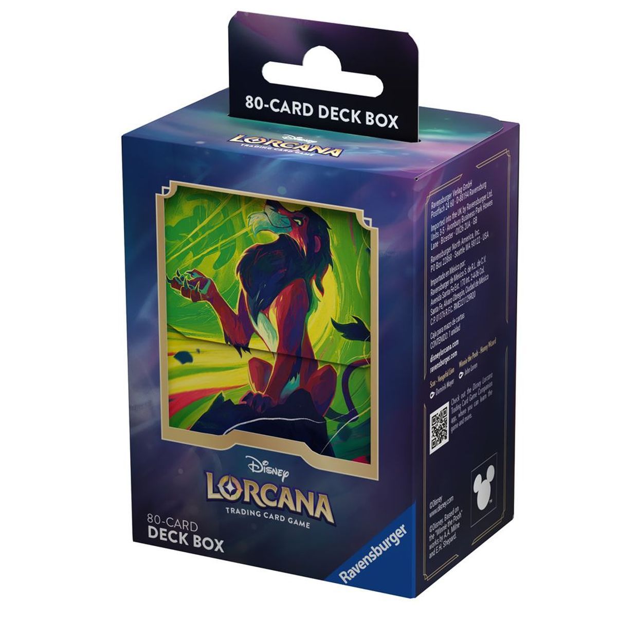 Disney Lorcana - Deck Box - Azurite Sea - Scar - Sealed
