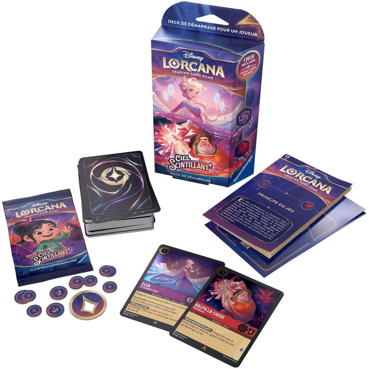 Disney Lorcana - Starter Deck - Chapter 5 - Twinkling Sky - Elsa and Ralph - EN