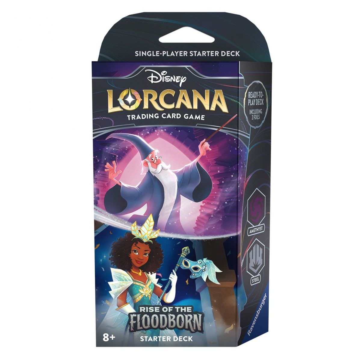 Disney Lorcana - Starter Deck - Set 2 Rise of the Floodborn - Merlin / Tiana FR